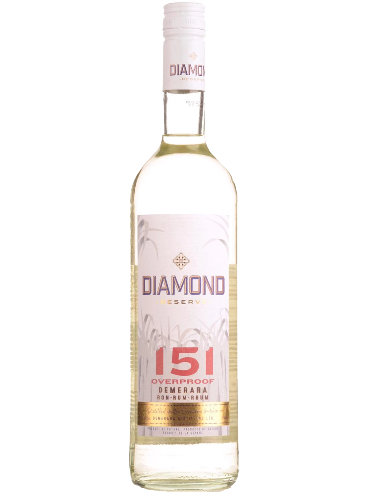 El Dorado Diamond Reserve 151 Overproof White Rum 750ml